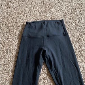 Black lulu lemon aline leggings